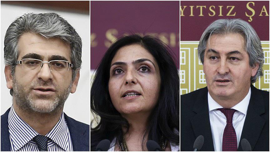 HDP'li üç milletvekili hakkında fezleke