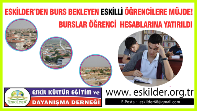 ESKİLDER’den öğrencilerin yanında