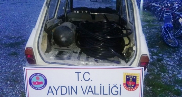 Kablo çalarken sinyale yakalandılar