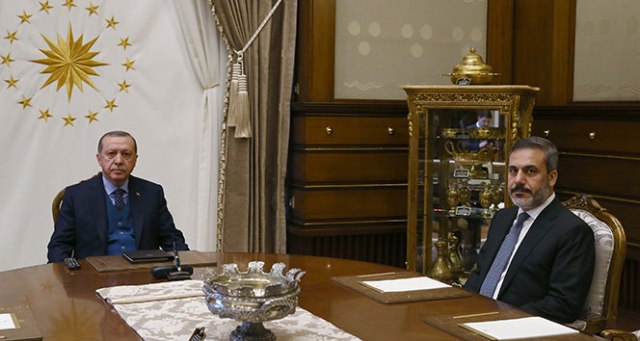 Cumhurbaşkanı Erdoğan, MİT Müsteşarı Fidan'ı kabul etti!