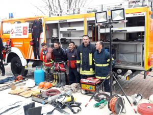 Gölova'da yangın ve deprem tatbikatı