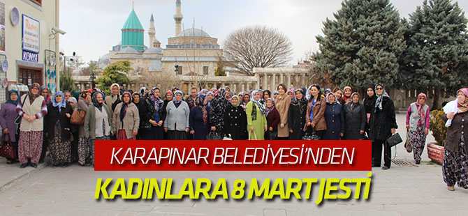 Karapınarlı kadınlar Konya’yı gezdi