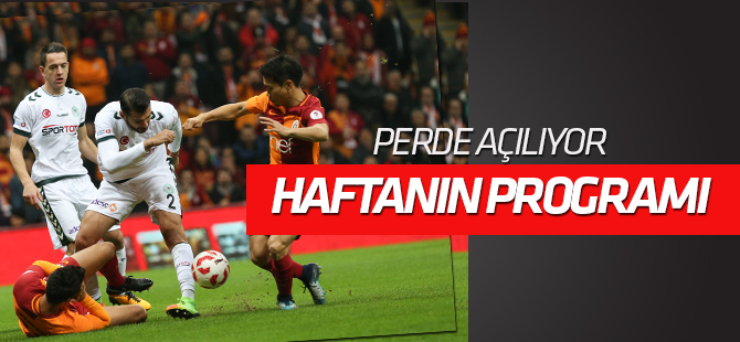 Futbol'da haftanın programı
