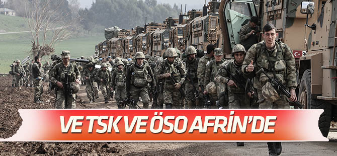 Afrin ilçe merkezi sınırları içine girildi