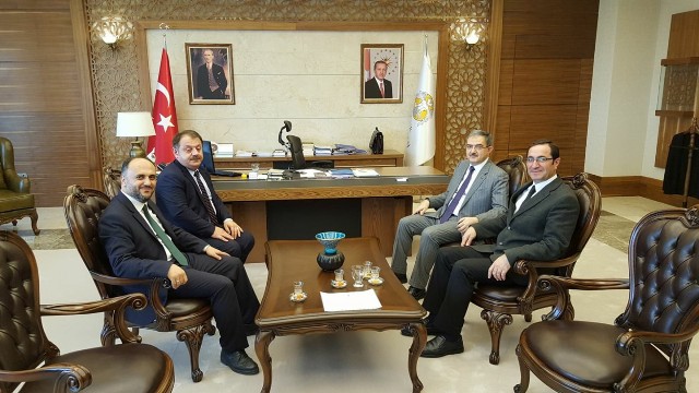 Başkan Özaltun’dan, Rektör Şahin’e ziyaret