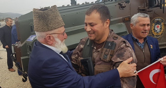 Şehit aileleri ve gazilerden Afrin Harekatına destek