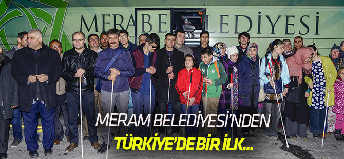 Görme engellilerden Türkiye’de bir ilk