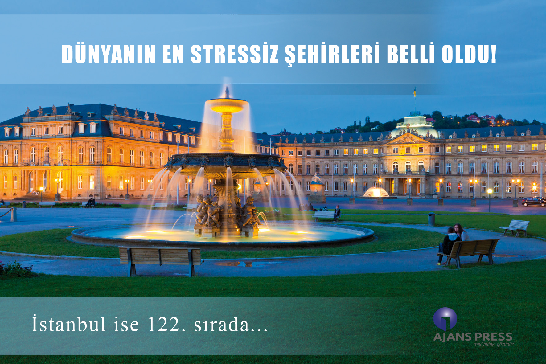 DÜNYANIN EN STRESSİZ ŞEHİRLERİ BELLİ OLDU