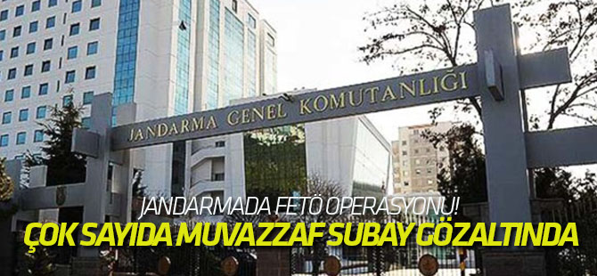 Çok sayıda muvazzaf subay gözaltında