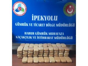 Habur'da uyuşturucu operasyonu