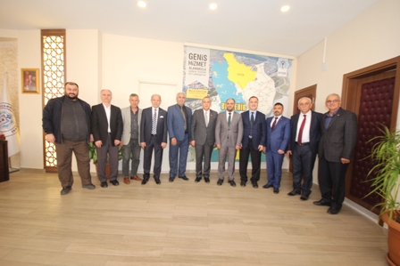 KONESOB Başkanı Karamercan Başkan Özaltun’u ziyaret etti
