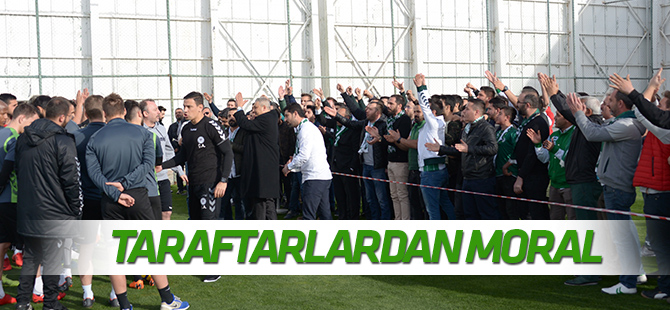 Konyaspor'a taraftar morali