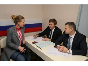 Türkiye'deki Rus vatandaşları sandık başında