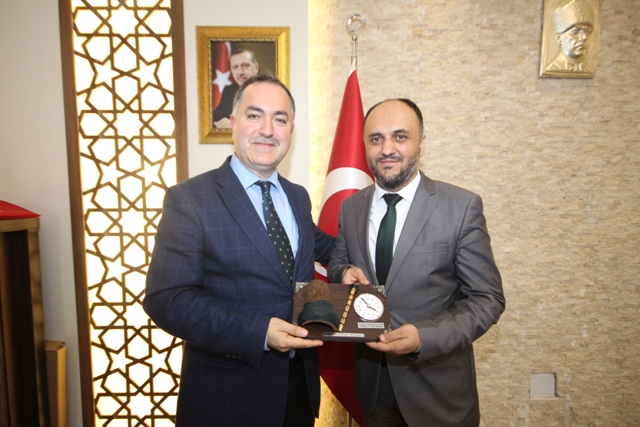 Özaltun’a Ülkü Ocakları Başkanı Gültekin’den nezaket ziyareti