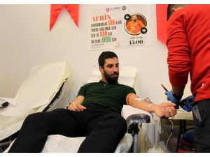 Arda Turan, kan bağışında bulundu