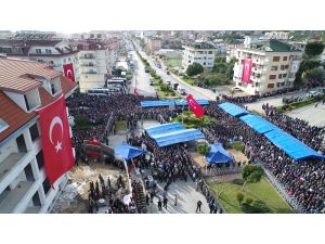 Şehit Uzman Çavuş Uysal, son yolculuğuna uğurlandı