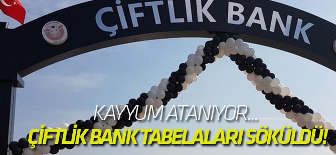Çiftlik Bank tabelaları söküldü!