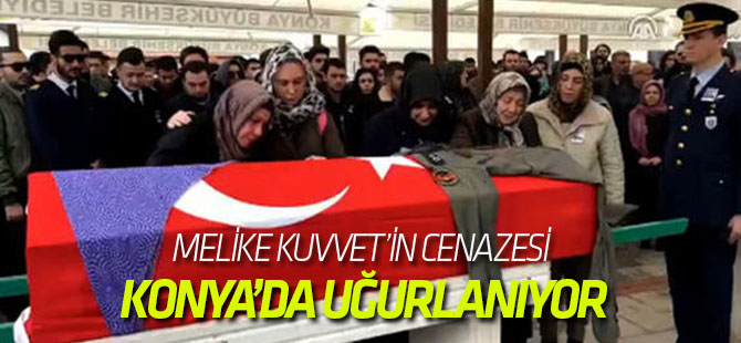 Melike Kuvvet'in cenazesi uğurlanıyor