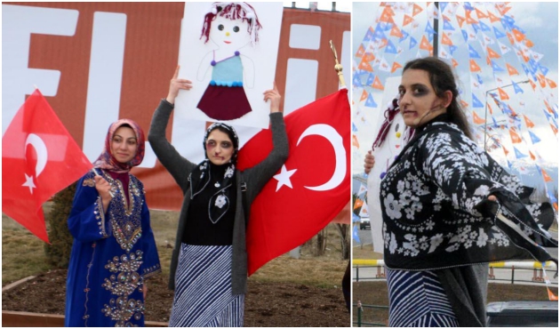 Cumhurbaşkanı Erdoğan'a ilginç karşılama!