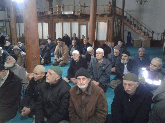 Hüyük'te sabah namazı buluşması