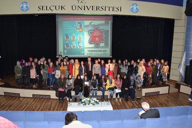 Selçuk'ta popüler bilim yazarlığı söyleşisi