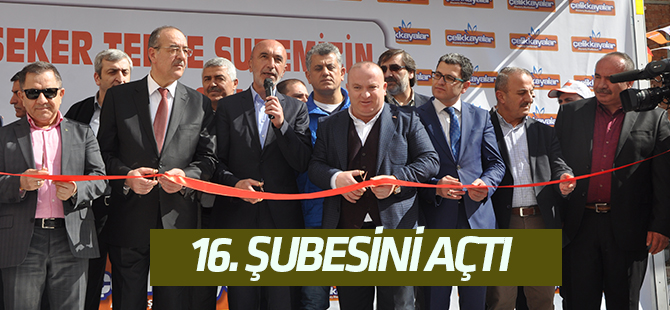Çelikkayalar AVM’nin 16 şubesi Şeker Tekke’de açıldı