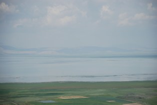 Akşehir gölü, su tutmaya başladı