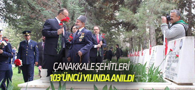 Konya’da Çanakkale Zaferi töreni  yapıldı
