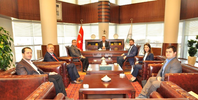 İnşaat Mühendisleri Odası Yönetiminden Başkan Hançerli'ye Ziyaret