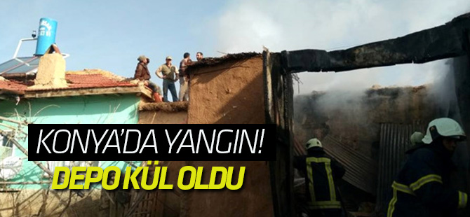 Konya'da yangın!