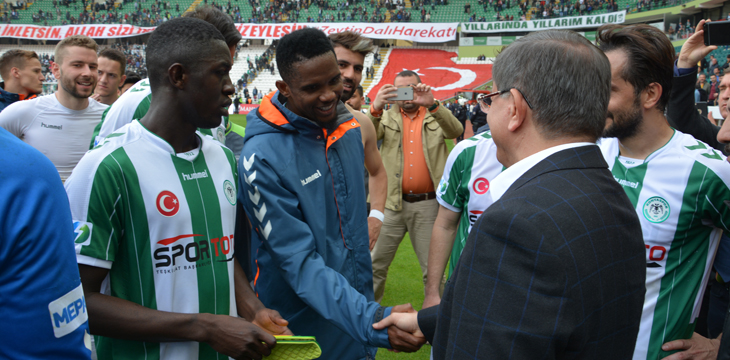 Ahmet Davutoğlu: Konyaspor'un ligde kalacağına inanıyorum