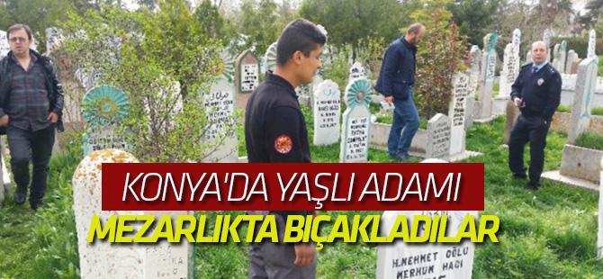 Yaşlı Adamı Mezarlıkta Bıçakladılar