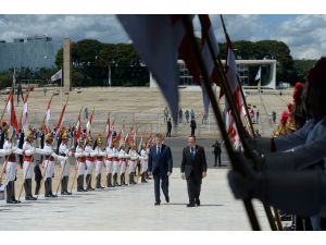 Kolombiya Devlet Başkanı Santos'un Brezilya ziyareti