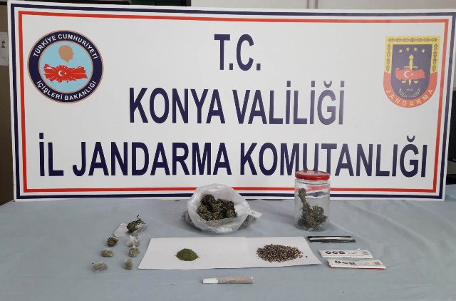 Konya'da uyuşturucu operasyonu: 7 gözaltı