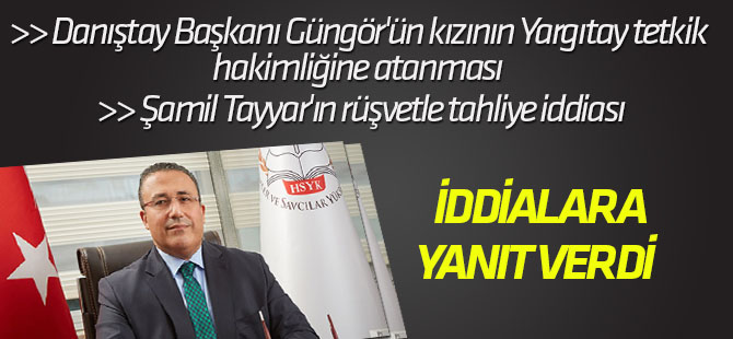 HSK Başkanvekili Yılmaz iddialara yanıt verdi