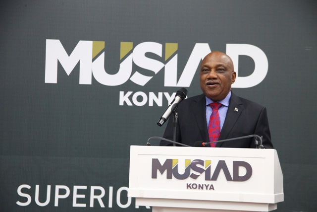 Afrikalı heyet , Konyalı iş adamlarla bir araya geldi