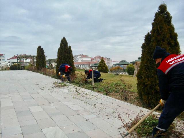 Karatay’da Yeşil Alanlar Yaza Hazırlanıyor