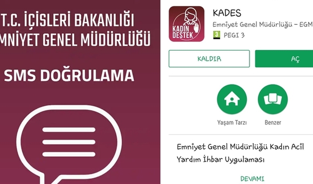 Şiddet gören kadınlar bu uygulamayla polise tek tuşla ulaşacak...