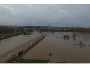 Tunca Nehri'nin debisinin yükselmesi