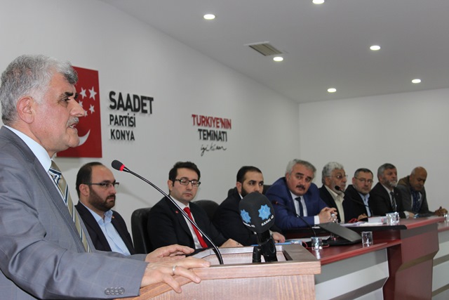 Saadet’te divan toplantısı yapıldı