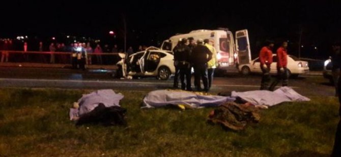 Kayseri'de ambulans ile otomobil çarpıştı: 5 ölü, 2 yaralı
