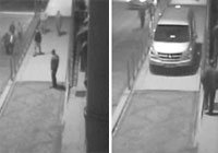 Yaya üst geçidinde bir MİNİBÜS !