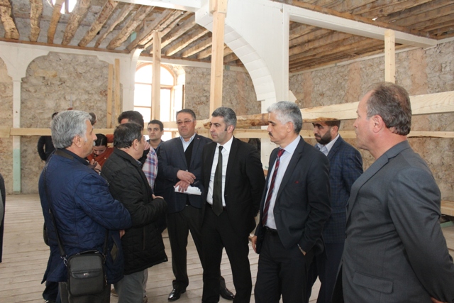 Bozkır’da tarihi cami restore ediliyor