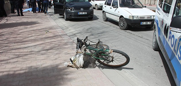 Konya'da Aracın Çarptığı Bisikletli Öldü