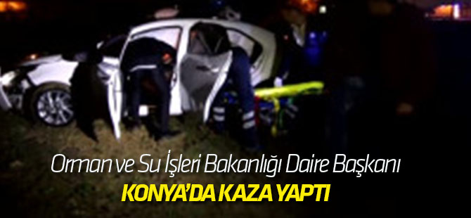 Daire Başkanı ve Ailesi Kaza Geçirdi