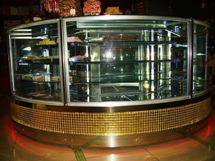 Pastaneler için özel buzdolabı