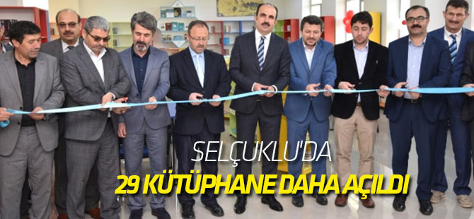 Selçuklu'da 29 Kütüphane Daha Açıldı
