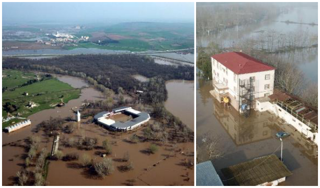 Serhat şehri Edirne'yi göle çeviren taşkında flaş gelişme... / VİDEO