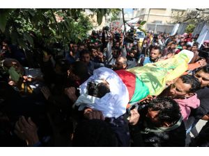 Gazze şehidini uğurladı