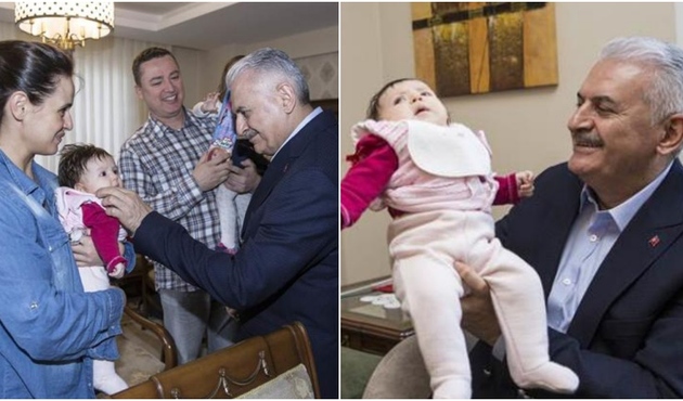 Binali Yıldırım İzmir'de CHP'li aileyi ziyaret etti